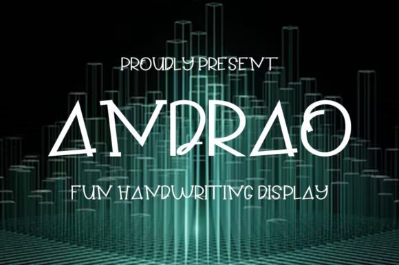 Andrao: The Cool, Relaxed Display Font for Modern Design Projects