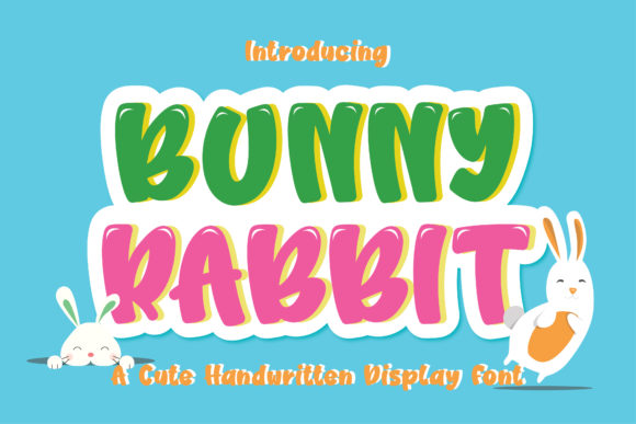 Bunny Rabbit: A Trendy Display Font for Creative Designs