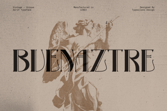 Bvenaztre: A Strategic Font for Vintage-Inspired Design and Branding