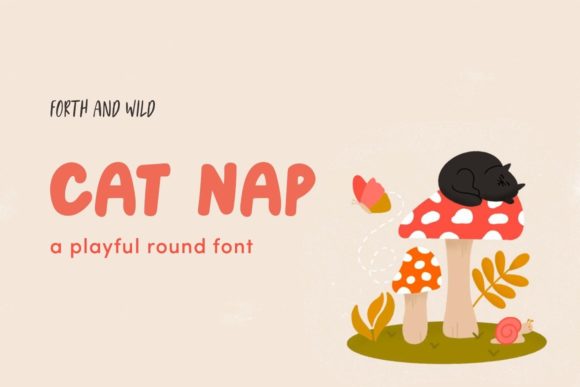 Cat Nap: A Bold Display Font for Creative and Professional Workflows