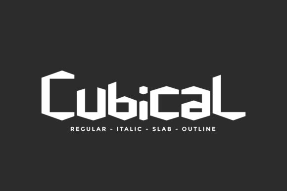 Cubical Font: A Modern Display Typeface for Creative Professionals
