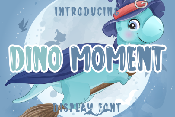 Dino Moment: A Bubbly Display Font with a Touch of Elegance
