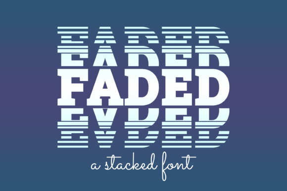 Faded: A Timeless Display Font for Modern Creations