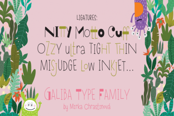 Galiba: A Playful Hand-Drawn Font for Creative Designers