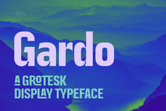 Gardo Grotesk Bold Condensed Display Typeface