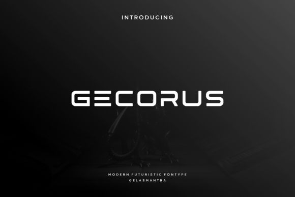 Gecorus: A Futuristic Font for Modern Design