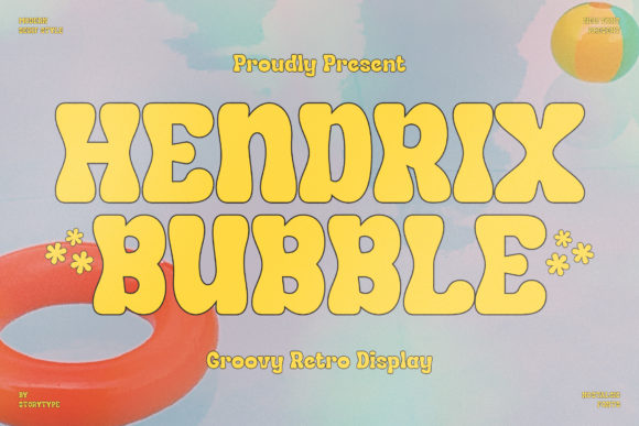 Hendrix Bubble: A Stylish Display Font for Bold Designs