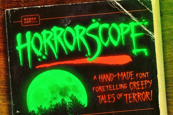 Horror Scope Display Font: A Spine-Chilling Choice for Halloween and Beyond
