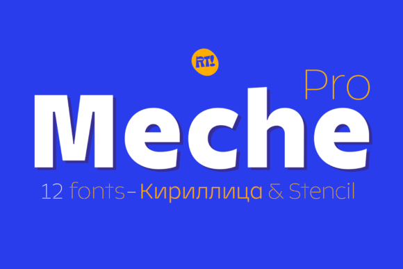 Meche Pro: A Geometric Typeface with Style and Purpose