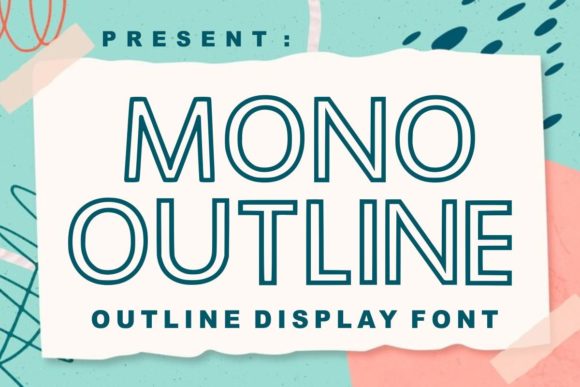 Mono Outline: A Versatile Display Font for Modern Design