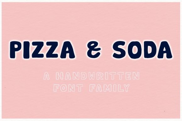 Pizza Soda: A Bold Display Font for Impactful Design