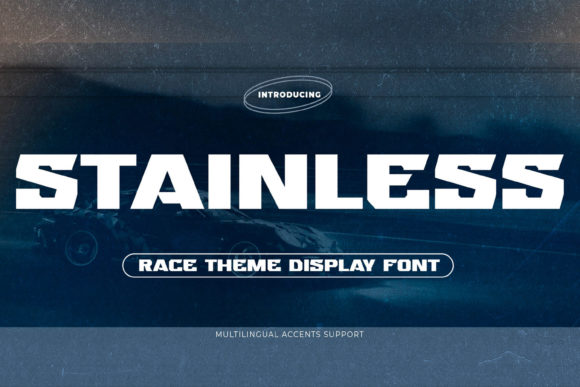 Stainless: A Bold Font for Creative and Sports-Themed Designs