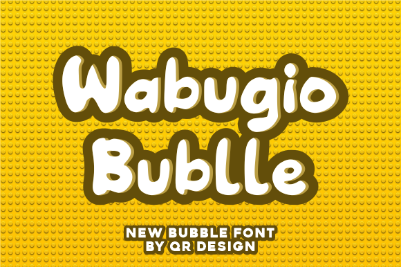 Wabugio Bublle: The Whimsical Font That Adds Personality to Your Designs
